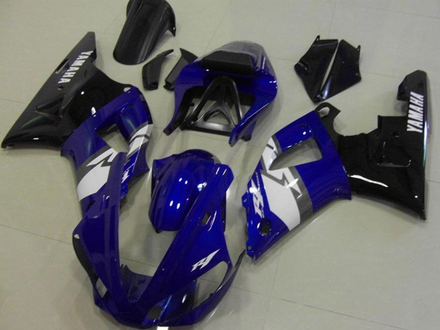 2000-2001 Yamaha YZF R1 Motorcycle Fairings - Blue White Black UK