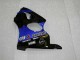2000-2002 Kawasaki ZX6R Motorcycle Fairings - Blue Glossy Black Elf Bridgestone UK