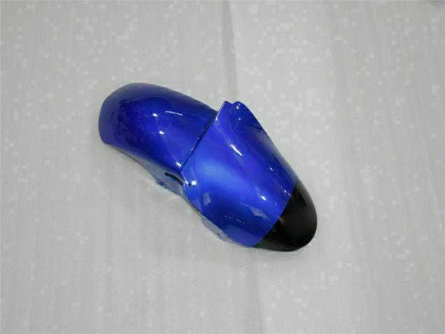 2000-2002 Kawasaki ZX6R Motorcycle Fairings - Blue Glossy Black Elf Bridgestone UK