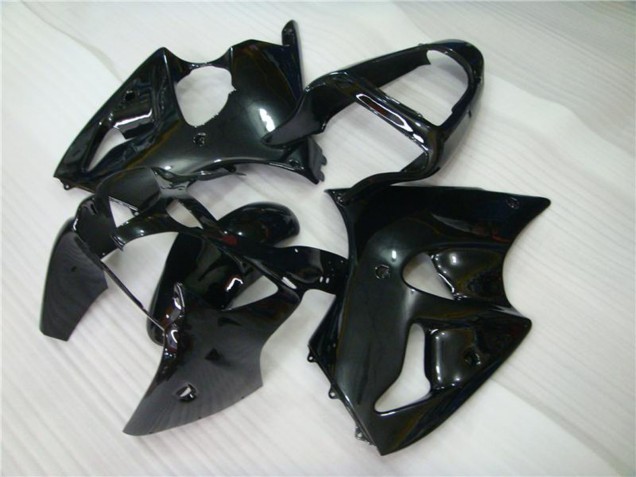 2000-2002 Kawasaki ZX6R Motorcycle Fairings - Glossy Black UK