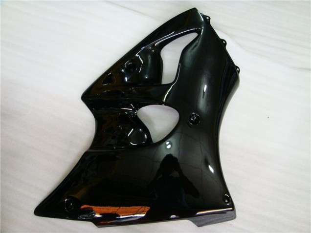 2000-2002 Kawasaki ZX6R Motorcycle Fairings - Glossy Black UK
