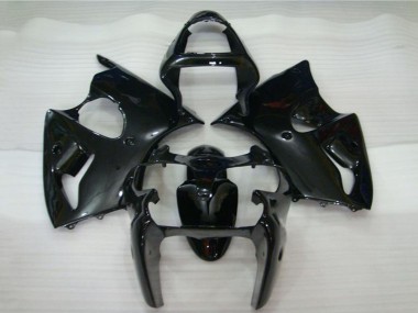 2000-2002 Kawasaki ZX6R Motorcycle Fairings - Glossy Black UK