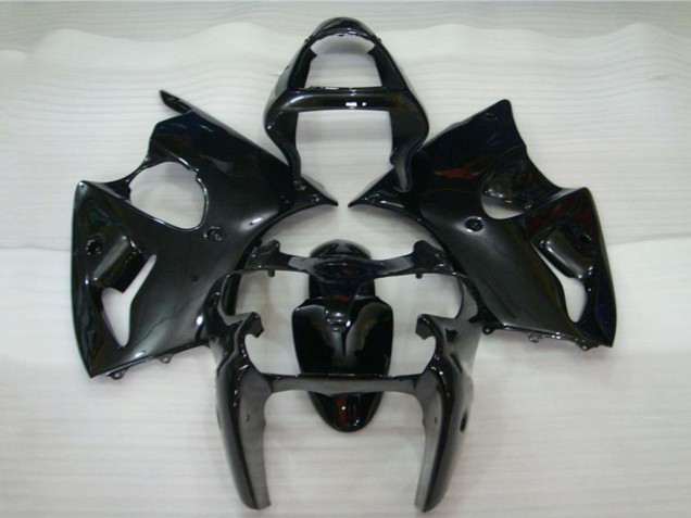 2000-2002 Kawasaki ZX6R Motorcycle Fairings - Glossy Black UK