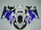 2001-2003 Suzuki GSXR 600/750 Motorcycle Fairings - White Blue Black UK