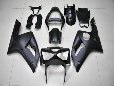 2003-2004 Kawasaki ZX6R Motorcycle Fairings - Matte Black UK