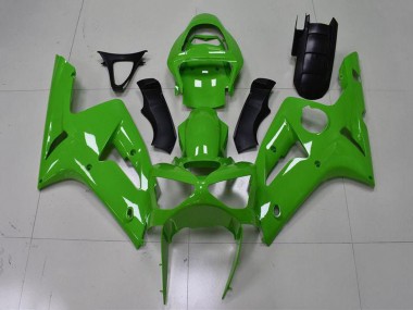 2003-2004 Kawasaki ZX6R Motorcycle Fairing - Green UK