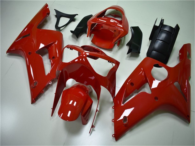2003-2004 Kawasaki ZX6R Motorcycle Fairing Kits - Red UK