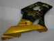 2003-2004 Suzuki GSXR 1000 Motorcycle Fairings - Glossy Black Gold Flame UK