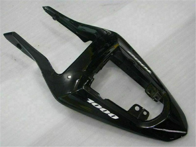 2003-2004 Suzuki GSXR 1000 Motorcycle Fairings - Glossy Black Gold Flame UK
