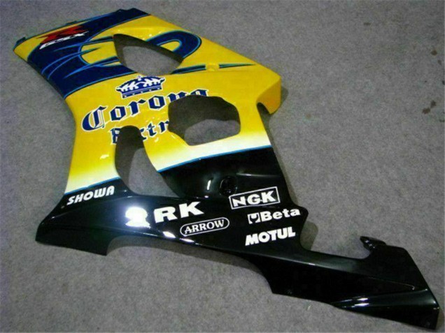 2003-2004 Suzuki GSXR 1000 Motorcycle Fairings - Yellow Blue White Red Corona Motul UK