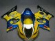 2003-2004 Suzuki GSXR 1000 Motorcycle Fairings - Yellow Blue White Red Corona Motul UK