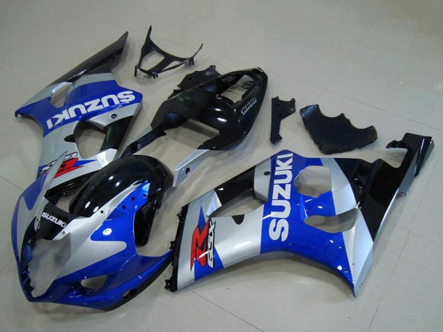 2003-2004 Suzuki GSXR 1000 Motorcycle Fairings - Silver Blue Glossy Black Red UK