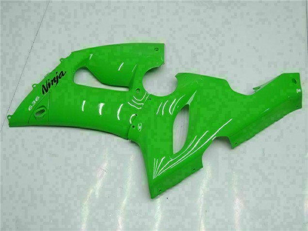 2005-2006 Kawasaki ZX6R Motorcycle Fairing - Green UK