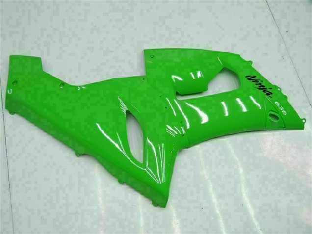 2005-2006 Kawasaki ZX6R Motorcycle Fairing - Green UK