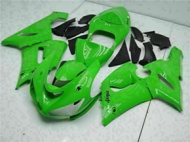 2005-2006 Kawasaki ZX6R Motorcycle Fairing - Green UK