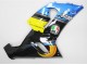 2005-2006 Kawasaki ZX6R Motorcycle Fairings - Blue Yellow Black Shark UK
