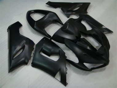2005-2006 Kawasaki ZX6R Motorcycle Fairings - Matte Black UK