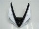 2005-2006 Kawasaki ZX6R Motorcycle Fairings - White Glossy Black UK