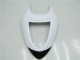 2005-2006 Kawasaki ZX6R Motorcycle Fairings - White Glossy Black UK