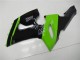 2005-2006 Kawasaki ZX6R Motorcycle Fairing - Green Glossy Black UK