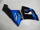 2005-2006 Kawasaki ZX6R Motorcycle Fairing Kits - Blue Glossy Black UK