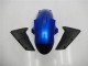 2005-2006 Kawasaki ZX6R Motorcycle Fairing Kits - Blue Glossy Black UK