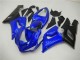 2005-2006 Kawasaki ZX6R Motorcycle Fairings - Blue Matte Black UK