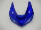 2005-2006 Kawasaki ZX6R Motorcycle Fairings - Blue Matte Black UK