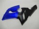 2005-2006 Kawasaki ZX6R Motorcycle Fairings - Blue Matte Black UK