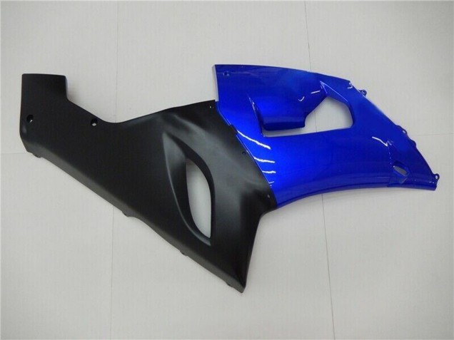 2005-2006 Kawasaki ZX6R Motorcycle Fairings - Blue Matte Black UK