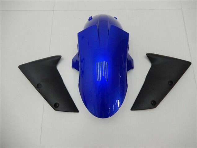 2005-2006 Kawasaki ZX6R Motorcycle Fairings - Blue Matte Black UK