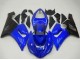 2005-2006 Kawasaki ZX6R Motorcycle Fairings - Blue Matte Black UK