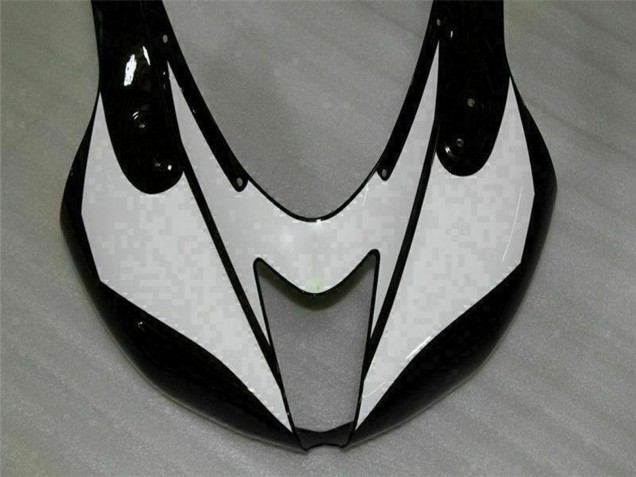 2007-2008 Kawasaki ZX6R Motorcycle Fairings - Black White UK