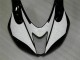 2007-2008 Kawasaki ZX6R Motorcycle Fairings - Black White UK