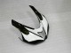 2007-2008 Kawasaki ZX6R Motorcycle Fairings - Black White UK