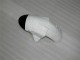 2007-2008 Kawasaki ZX6R Motorcycle Fairings - Black White UK