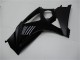 2007-2008 Suzuki GSXR 1000 Motorcycle Fairings - Glossy Black Matte Black No Decal UK