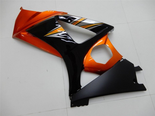 2007-2008 Suzuki GSXR 1000 Motorcycle Fairing - Orange Black UK