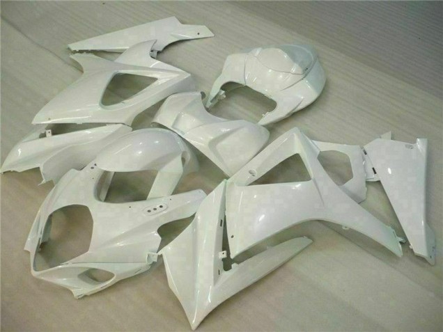 2007-2008 Suzuki GSXR 1000 Motorcycle Fairings - White UK