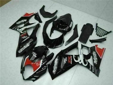 2007-2008 Suzuki GSXR 1000 Motorcycle Fairings - Glossy Black Red White UK