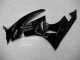 2009-2012 Kawasaki ZX6R Motorcycle Fairings - Glossy Black Gold Ninja UK