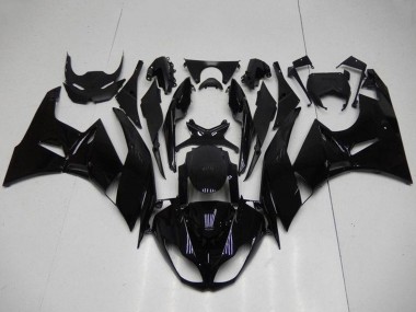 2009-2012 Kawasaki ZX6R Motorcycle Fairings - Glossy Black UK