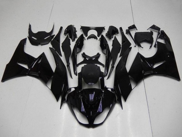 2009-2012 Kawasaki ZX6R Motorcycle Fairings - Glossy Black UK