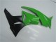 2009-2012 Kawasaki ZX6R Motorcycle Fairing Kits - Green Glossy Black UK