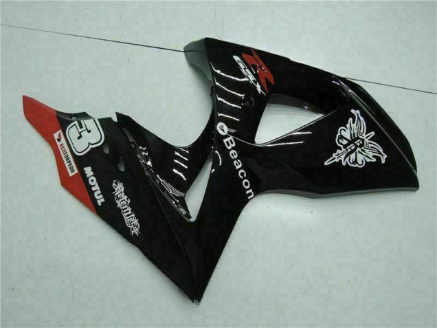 2009-2016 Suzuki GSXR 1000 Motorcycle Fairings - Glossy Black Red Beacon Motul UK