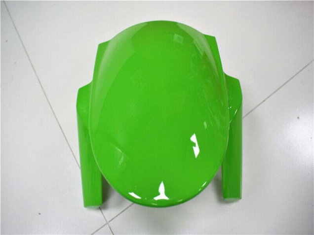 2013-2018 Kawasaki ZX6R Motorcycle Fairings - Green White Glossy Black UK