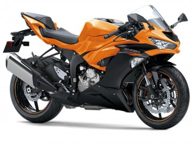 2019-2022 Kawasaki ZX6R Motorcycle Fairings - Orange Black UK