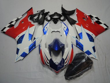 2011-2014 Ducati 1199 Motorcycle Fairings - White Blue Red Black UK