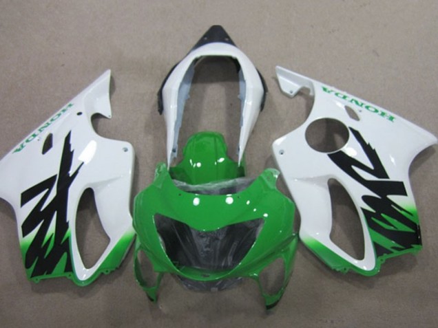 1999-2000 Honda CBR600 F4 Motorcycle Fairings - White Green UK
