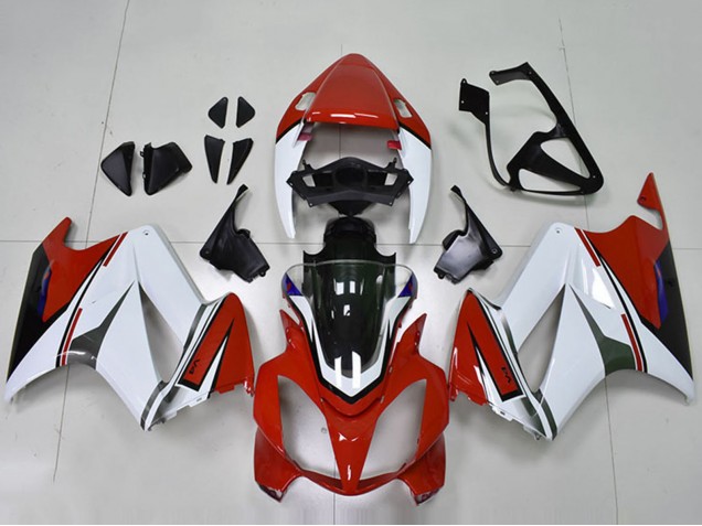 2002-2013 Honda VFR 800 Motorcycle Fairings - White Red Glossy Black UK